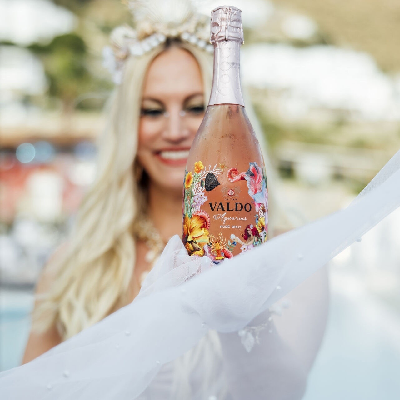 Valdo Aquarius Sparkling Rosé Wine Brut image