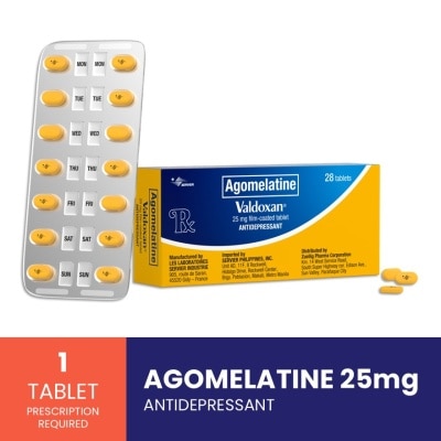 VALDOXAN - VALDOXAN 25mg Sold Per Piece [PRESCRIPTION REQUIRED]