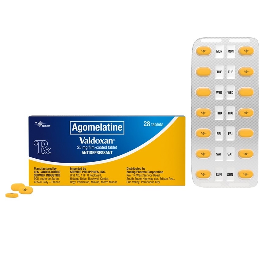 VALDOXAN 25mg Sold Per Piece [PRESCRIPTION REQUIRED]