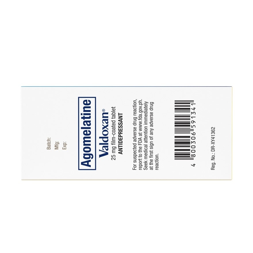 VALDOXAN 25mg Sold Per Piece [PRESCRIPTION REQUIRED]
