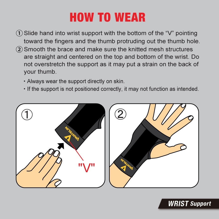 VANTELIN Wrist Support Large