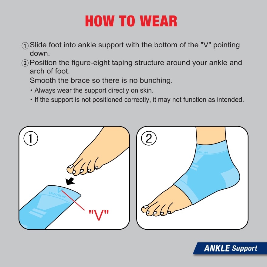 VANTELIN Cool Fit Ankle Support Medium