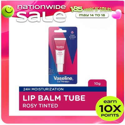 VASELINE - Lip Therapy Rosy Tinted Lip Balm Tube 10G