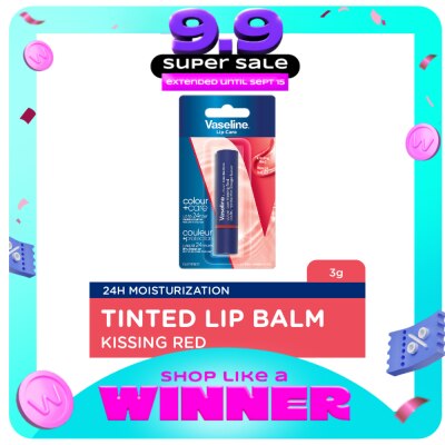 VASELINE - Lip Therapy Color and Care - Kissing Red 3g image