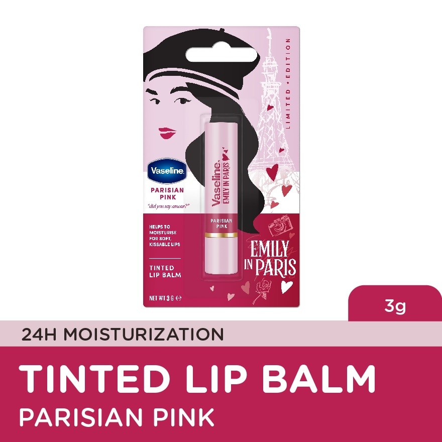 VASELINE Tinted Lip Balm Parisian Pink 3g Limited Edition
