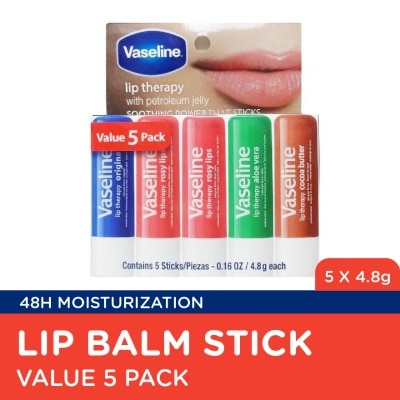 VASELINE VASELINE Lip Assorted Value 5 Pack Gif Set