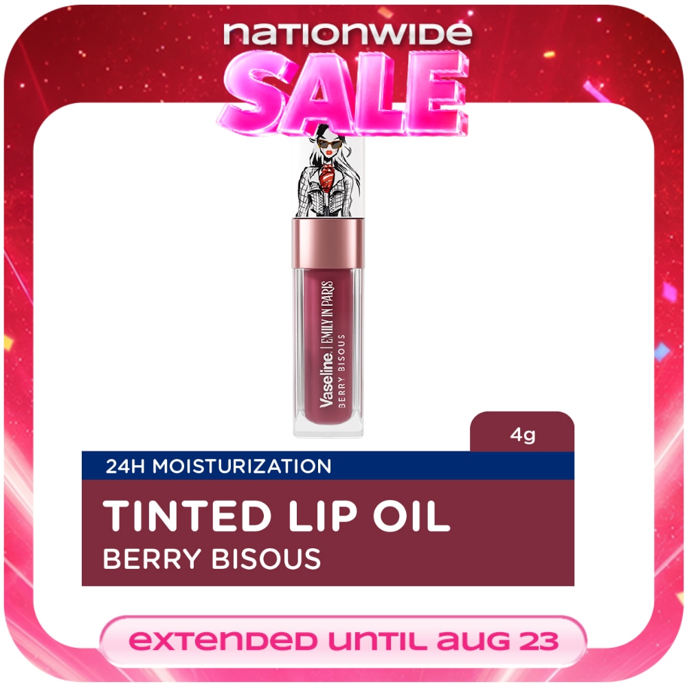 VASELINE Lip Oil Emily in Paris Berry Bisous 4g image