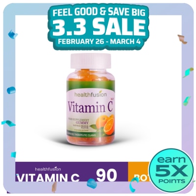 HEALTH FUSION Vitamin C Kids 1 Bottle (90 Gummies)