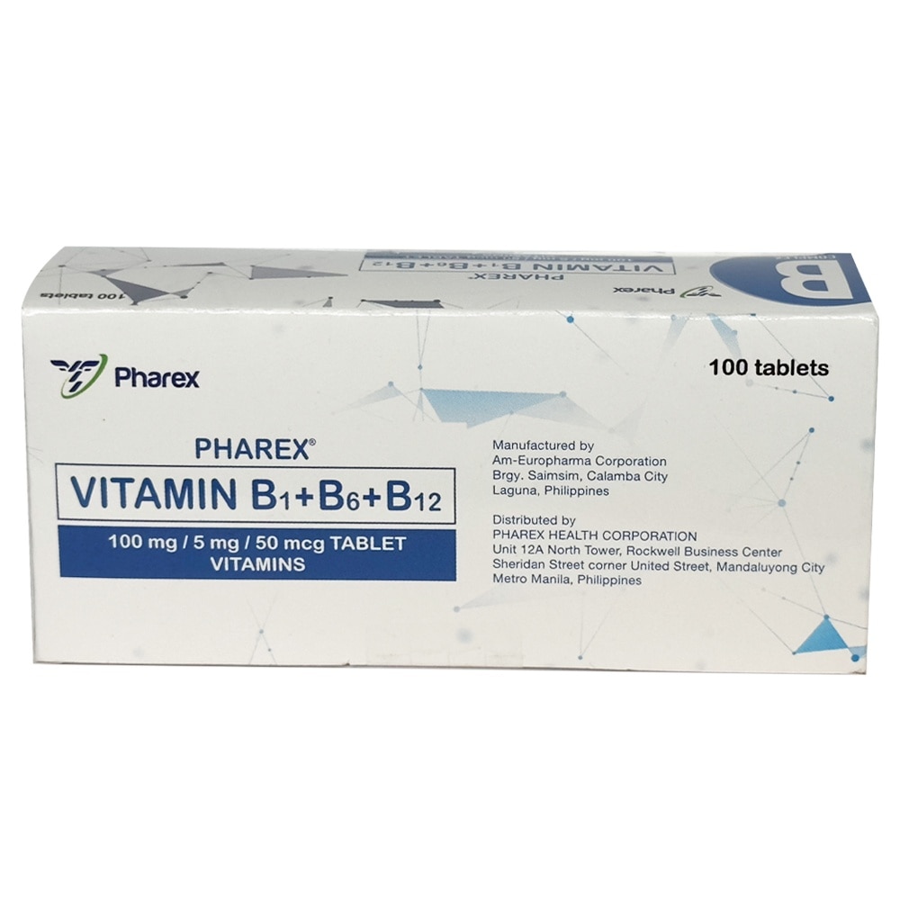 Vitamin B1 + B6 +B12 Complex 1 Tablet