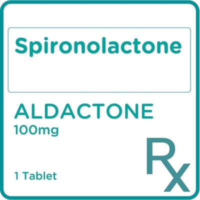 ALDACTONE Spironolactone 100mg 1 Tablet [Prescription Required]