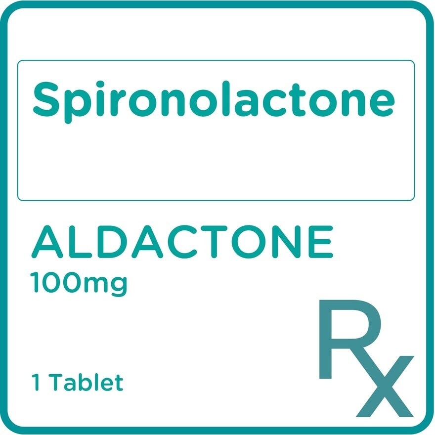 Spironolactone 100mg 1 Tablet [Prescription Required]