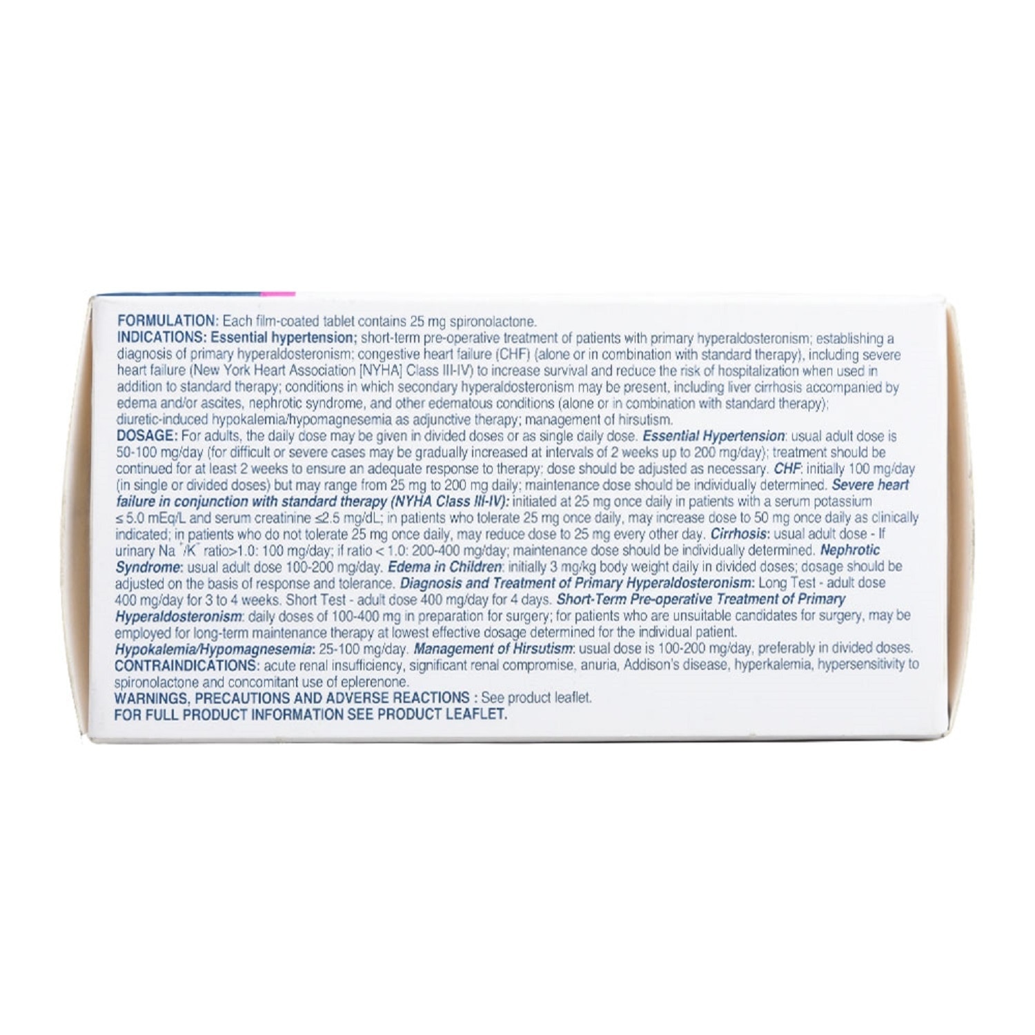 Spironolactone 25 mg 1 Film-Coated Tablet [PRESCRIPTION REQUIRED]