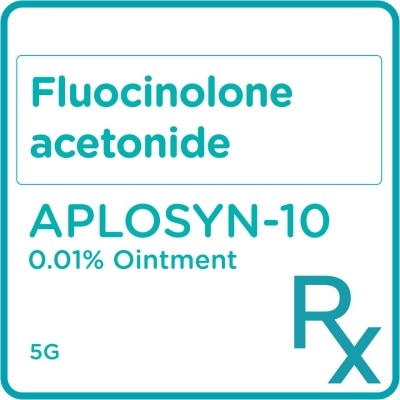 APLOSYN Fluocinolone acetonide 0.01% Topical Ointment 5 g [PRESCRIPTION REQUIRED]