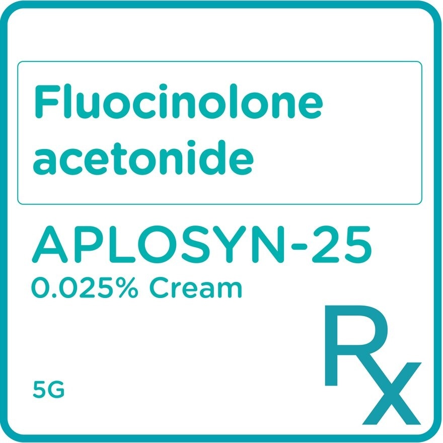 Fluocinolone acetonide 0.025% Topical Cream 5 g [PRESCRIPTION REQUIRED]