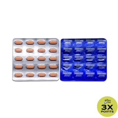 BIOGESIC Biogesic Paracetamol 500mg 1 Tablet