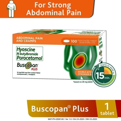 BUSCOPAN Plus 500mg 1 Tablet