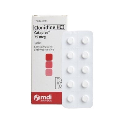 CATAPRESS Catapres Clonidine mcg 1 Tablet [Prescription Required]