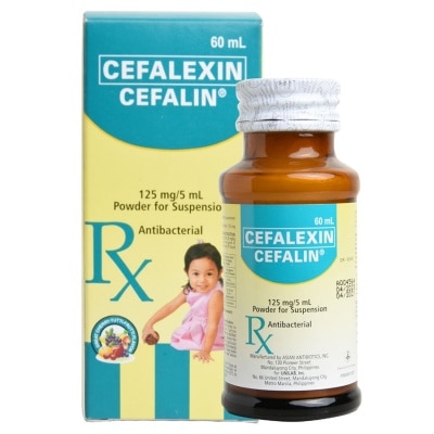 CEFALIN Cefalexin 125 mg/5 mL Oral Suspension 60 mL [PRESCRIPTION REQUIRED]