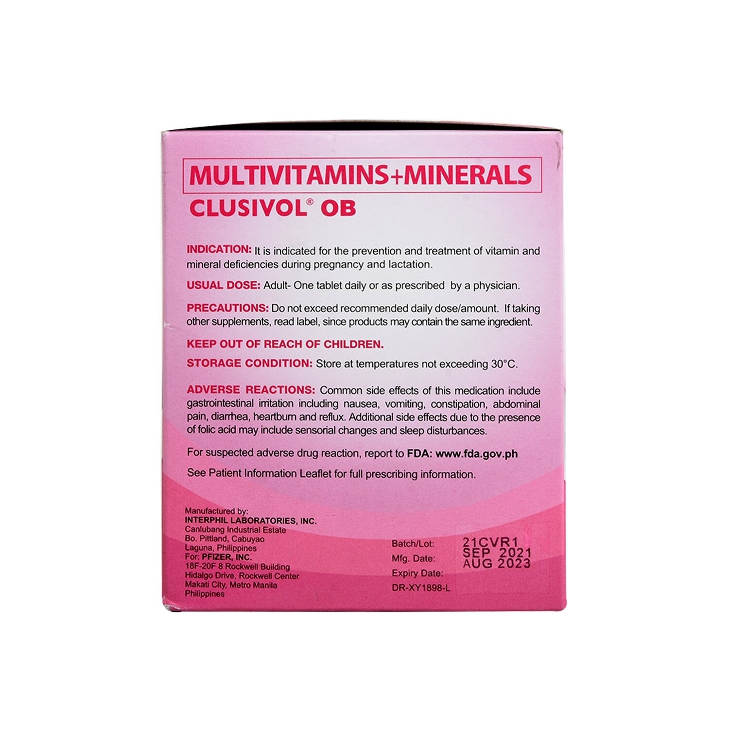 Multivitamins + Minerals tablet 1 Tablet  [Prescription Required]