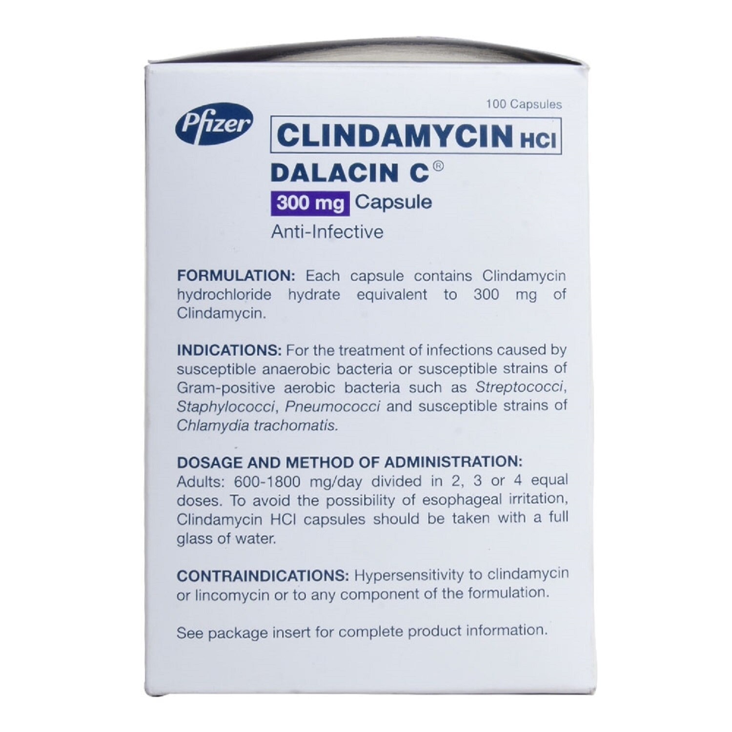 Clindamycin HCl 300 mg 1 Capsule [PRESCRIPTION REQUIRED]