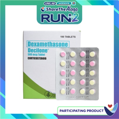 DECILONE Dexamethasone 500 mcg 1 Tablet [PRESCRIPTION REQUIRED] image