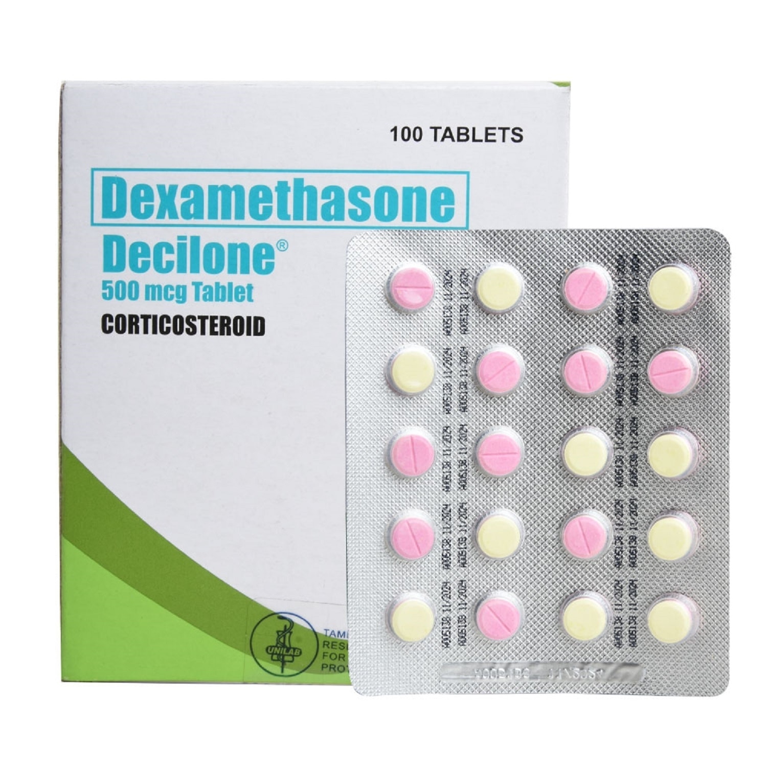 Dexamethasone 500 mcg 1 Tablet [PRESCRIPTION REQUIRED]