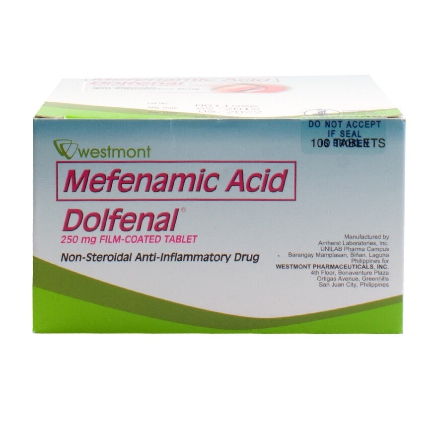 Mefenamic Acid 250mg 1 Tablet