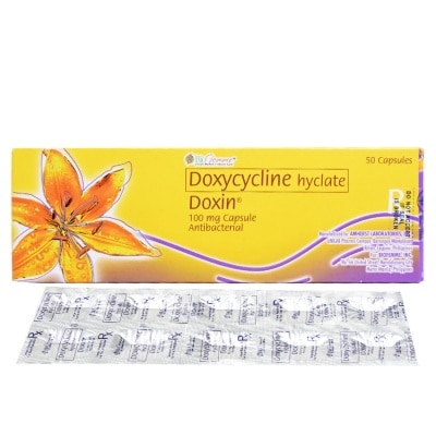 DOXIN Doxycycline Hydrochloride 100mg 1 Capsule [PRESCRIPTION REQUIRED]