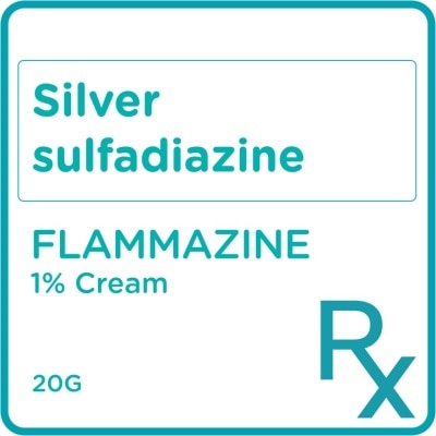 FLAMMAZINE Silver Sulfadiazine Cream 20g [PRESCRIPTION REQUIRED]