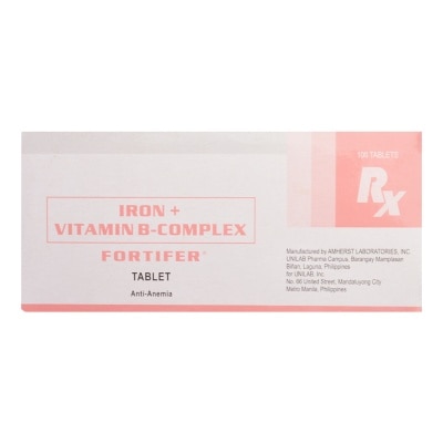 FORTIFER Iron + Vitamin B Complex 1 Tablet [PRESCRIPTION REQUIRED]