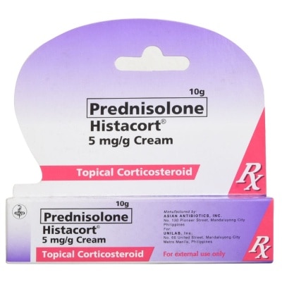 HISTACORT Prednisolone 0.5% Cream 10g [PRESCRIPTION REQUIRED]