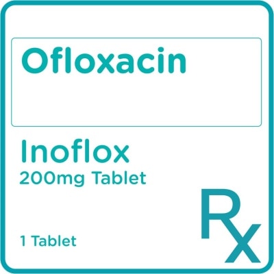 INOFLOX Ofloxacin 200mg 1 Tablet [PRESCRIPTION REQUIRED]
