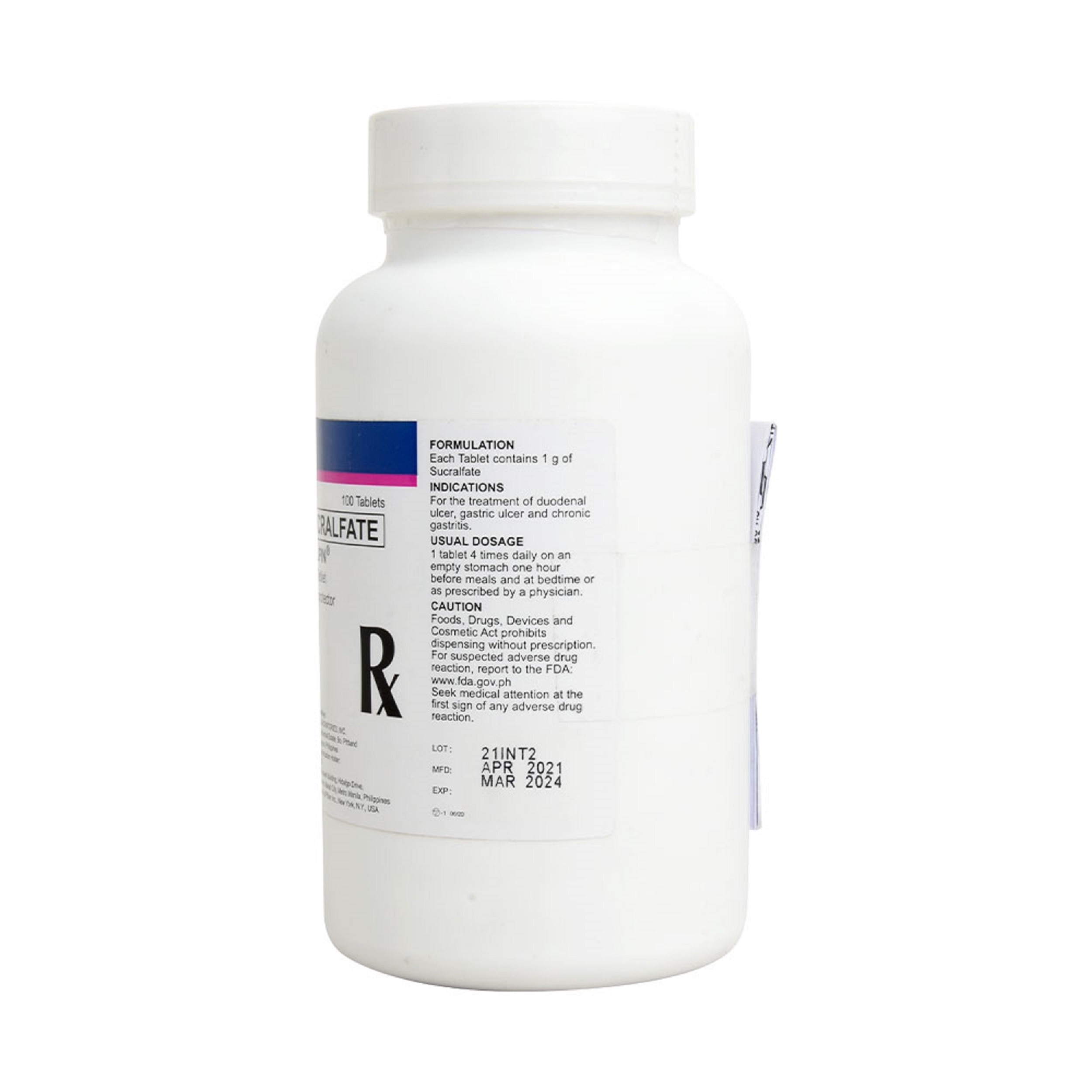 Sucralfate 1g 1 Tablet [PRESCRIPTION REQUIRED]