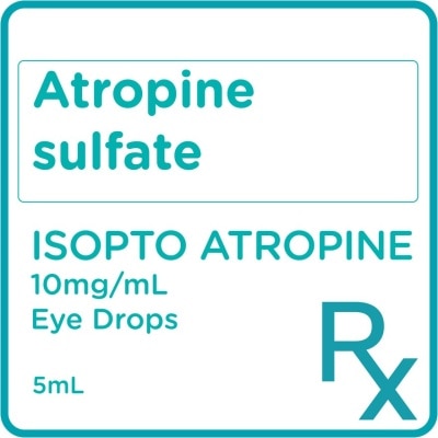 ISOPTO Atropine Sulfate 10mg/ml Eye Drops 5mL [PRESCRIPTION REQUIRED]