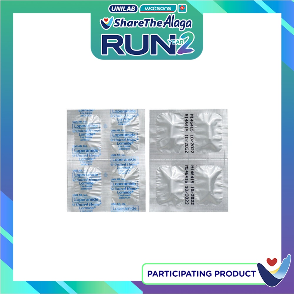 LORMIDE Loperamide 2mg Sold Per Piece image
