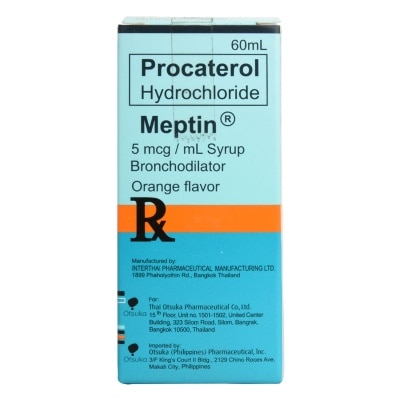 MEPTIN Procaterol hydrochloride 5mcg/mL syrup 60ml [PRESCRIPTION REQUIRED]