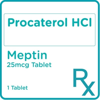 MEPTIN Procaterol Hydrochloride 25mcg 1 Tablet [PRESCRIPTION REQUIRED]