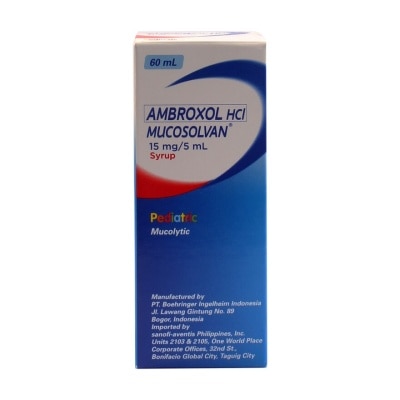 MUCOSOLVAN Liquid 15mg X 60mL Ethanol Free