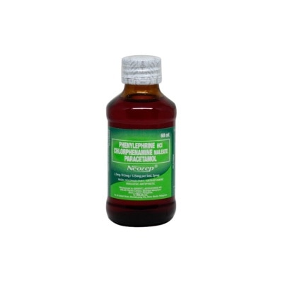 NEOZEP Neozep Syrup Reformulated 60mL (Phenylephrine HCI + Chlorphenamine Maleate + Paracetamol)