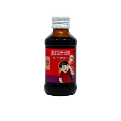 NUTROPLEX Multivitamins; Minerals; Lysine Syrup 60 ml