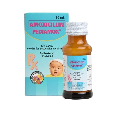 PEDIAMOX Amoxicillin trihydrate 100mg/mL 10mL [PRESCRIPTION REQUIRED]