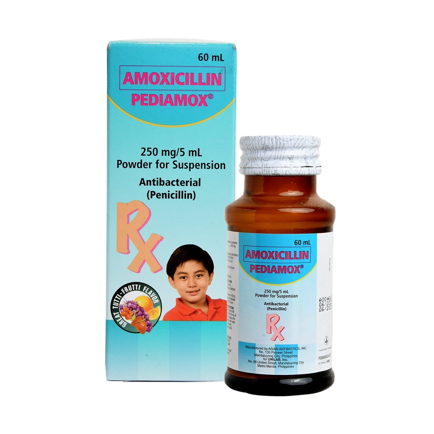 Amoxicillin trihydrate 250mg/mL x60mL [PRESCRIPTION REQUIRED]