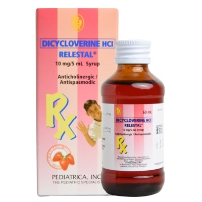 RELESTAL Dicycloverine Hydrochloride Syrup 10mg/5mL 60mL [PRESCRIPTION REQUIRED]