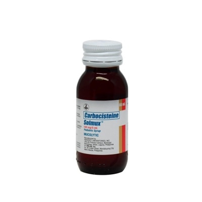 SOLMUX CarbocisteinePedia Suspension 100mg X 60mL