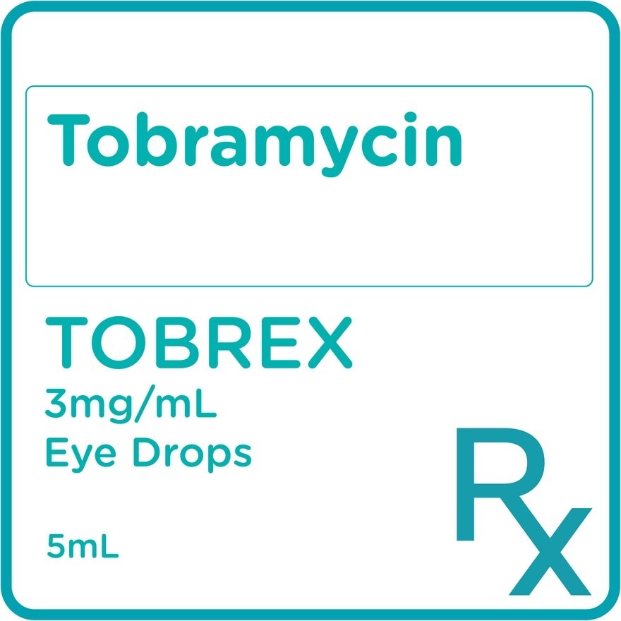 Tobramycin 3mg/ml Eye Drops x5mL [PRESCRIPTION REQUIRED]