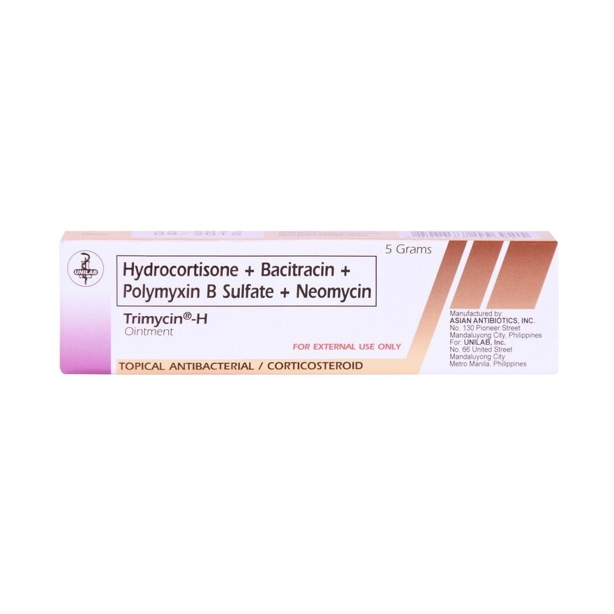 Hydrocortisone + Bacitracin + Polymyxin B Sulfate + Neomycin 5g