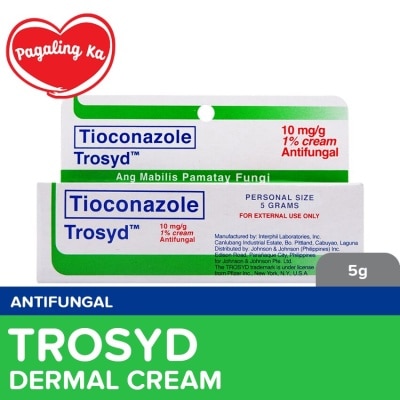 TROSYD Trosyd Dermal AntiFungal Cream 5g - Antifungi, Fungal Ointment, Fungal Cream