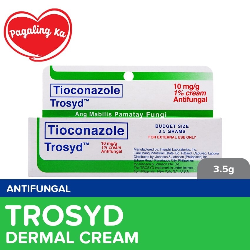 Trosyd Dermal AntiFungal Cream 3.5g - Antifungi, Fungal Ointment, Fungal Cream