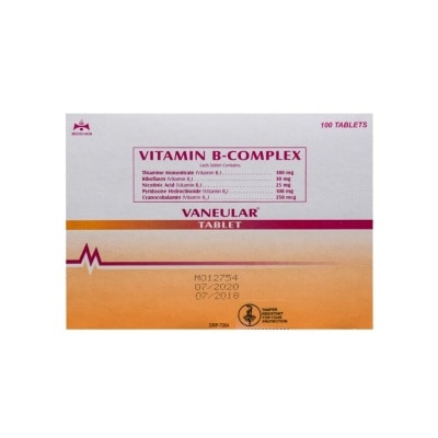 VANEULAR Vitamin B Complex 1 Tablet