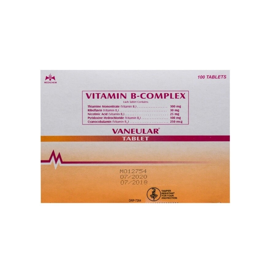 VANEULAR Vitamin B Complex Sold Per Piece